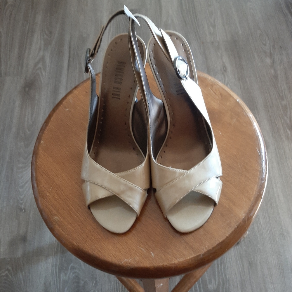 Rebecca Blue dress sandals